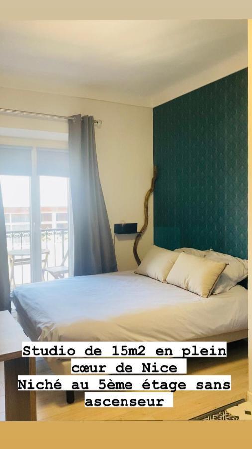 Studio plein coeur de Nice 24 24H 7 7J Appartement Buitenkant foto